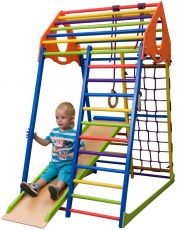 Дитячий спортивний комплекс SportBaby KindWood Color, Береза-Бук